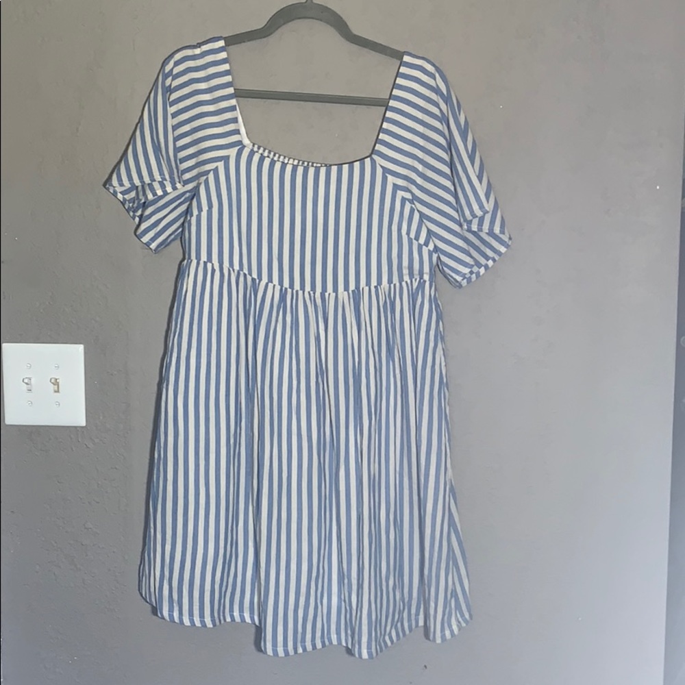 Blue dress entro size med